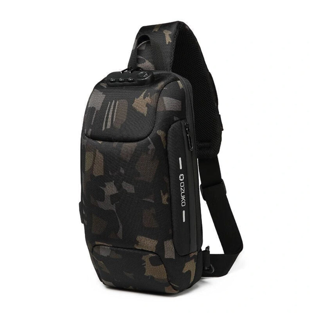 Niki | Unisex Anti-Theft Crossbody Bag with USB Charger