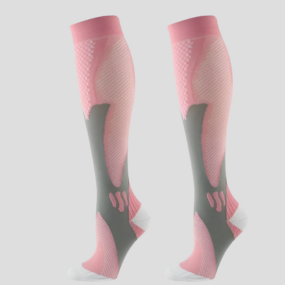 Niki | Unisex Compression Knee High Socks with Textured Knit