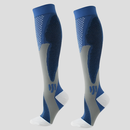 Niki | Unisex Compression Knee High Socks with Textured Knit
