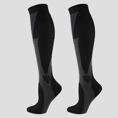 Niki | Unisex Compression Knee High Socks with Textured Knit