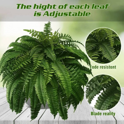 Niki | UV Resistant Faux Boston Fern Plant