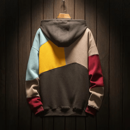 Relaxed Colorblock Hoodie