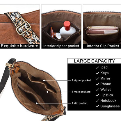 Niki | Versatile leather crossbody bag for women