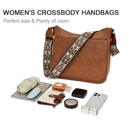 Niki | Versatile leather crossbody bag for women
