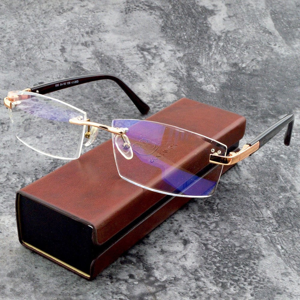 Niki | Viselio Intelligent Reading Glasses with Progressive Lenses | Ultra-Light & Blue Light Filter | For Near & Distant Vision | Titanium Frame TR90