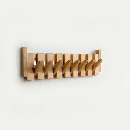 Niki | Wooden wall hook rack, piano key design