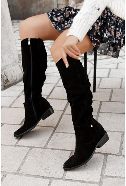 Niki | Women's Suede Comfort Winter Boots