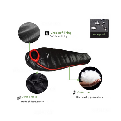Niki | Cold Weather Down Sleeping Bag - Arctic Cuddle