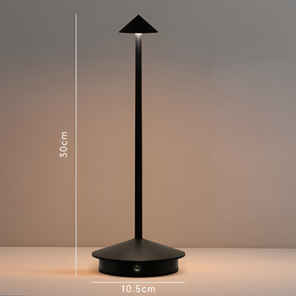Niki | Cordless LED Accent Lamp with Tapered Base