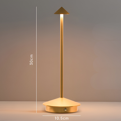 Niki | Cordless LED Accent Lamp with Tapered Base