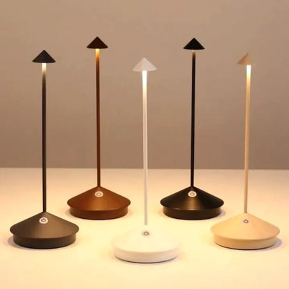 Niki | Cordless LED Accent Lamp with Tapered Base