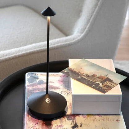 Niki | Cordless LED Accent Lamp with Tapered Base