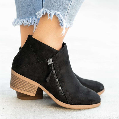 Niki | Comfortable Orthopedic Ankle Boots with Side Zip