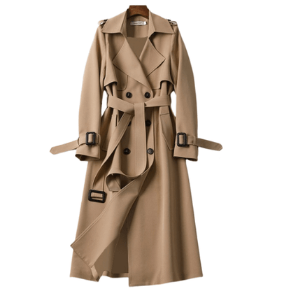 Women's Classic Belted Trench Coat