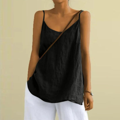 Niki | Women's Sleeveless V-Neck Knit Tank Top