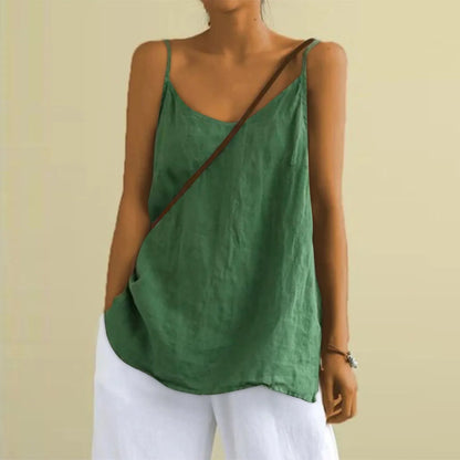 Niki | Women's Sleeveless V-Neck Knit Tank Top
