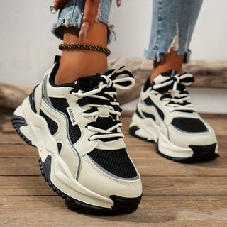 Women's Platform Sneakers with Thick Soles