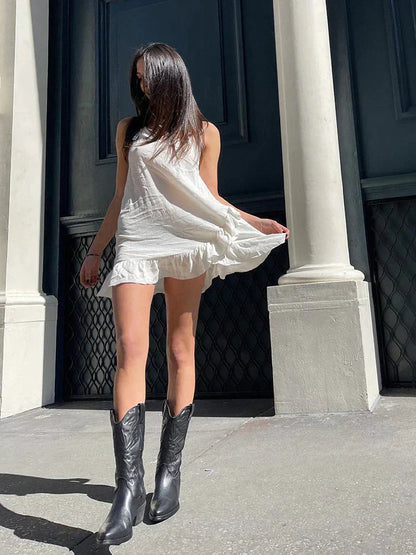 Women's Shiny Western Boots