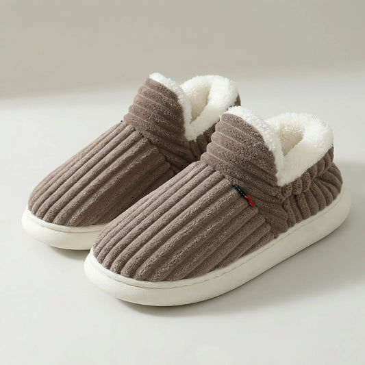 Cozy Ribbed Comfort Slippers