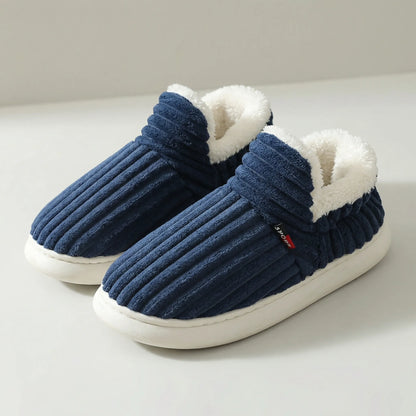 Cozy Ribbed Comfort Slippers
