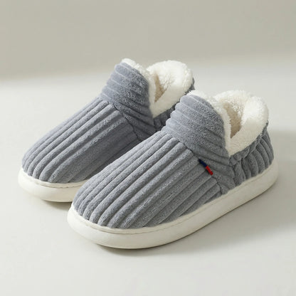Cozy Ribbed Comfort Slippers