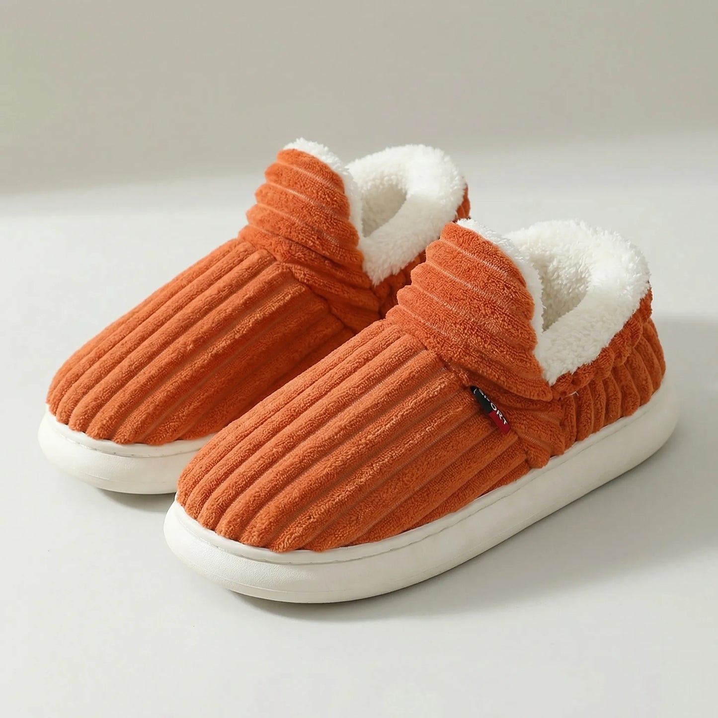 Cozy Ribbed Comfort Slippers