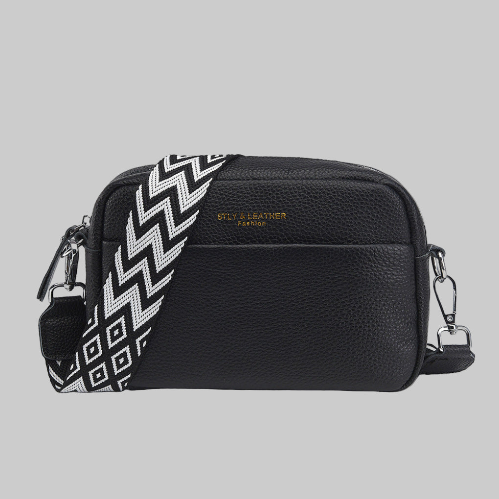 Niki | Women's Crossbody Camera Bag with Geometric Strap