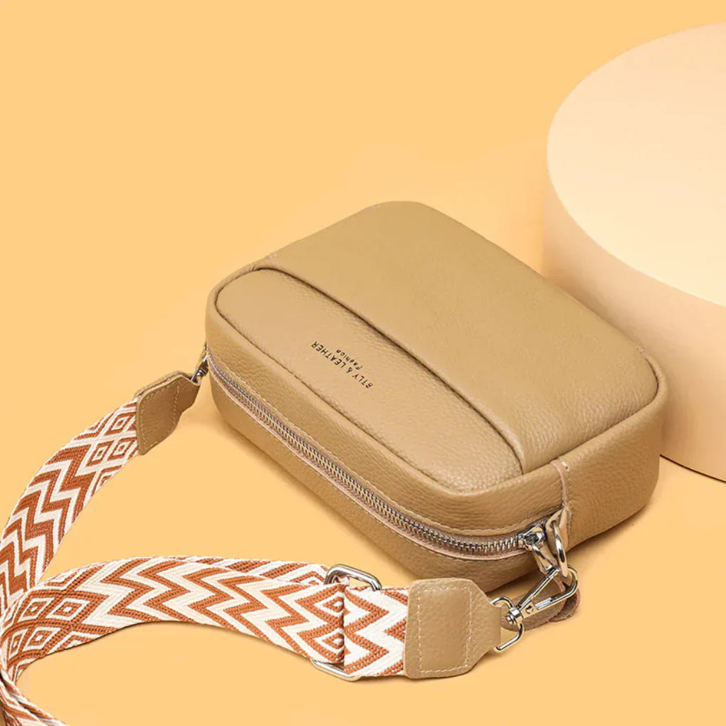 Niki | Women's Crossbody Camera Bag with Geometric Strap
