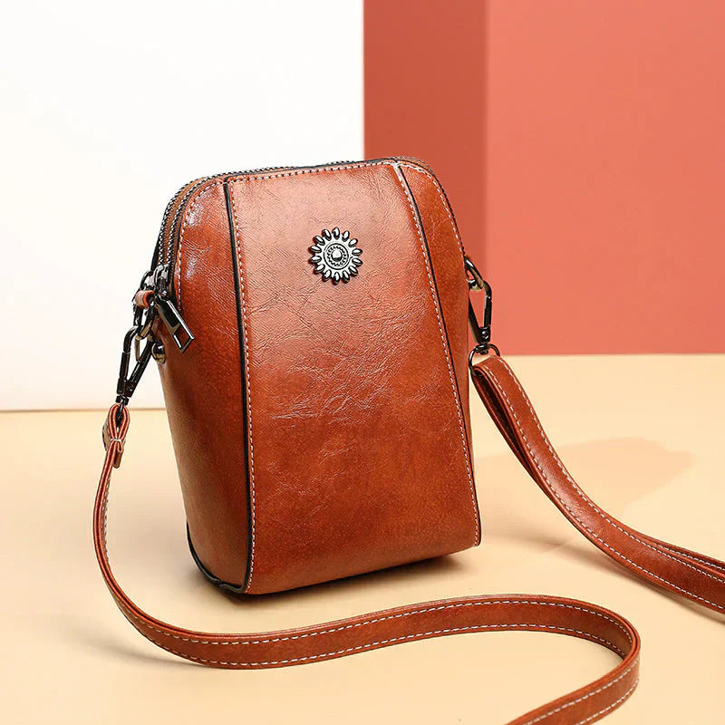 Niki | Women's Crossbody Phone Bag with Zipper Closure