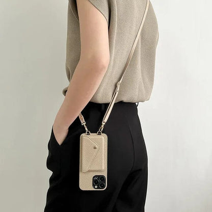 Niki | Women's Crossbody Phone Case with Card Holder & Lanyard