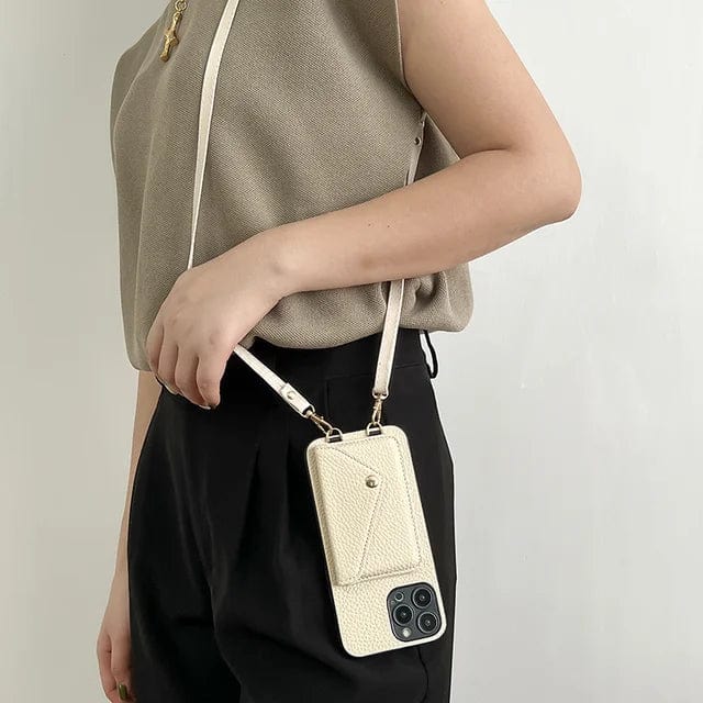 Niki | Women's Crossbody Phone Case with Card Holder & Lanyard