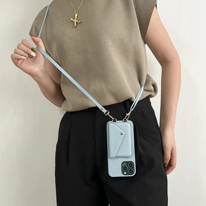 Niki | Women's Crossbody Phone Case with Card Holder & Lanyard