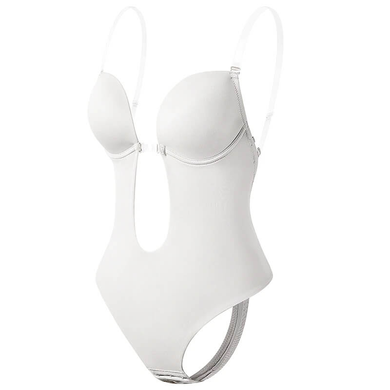 Niki | Deep Plunge Bodysuit with Invisible Support
