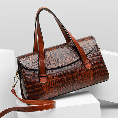 Niki | Women's Embossed Handbag with Flap
