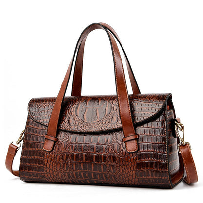 Niki | Women's Embossed Handbag with Flap