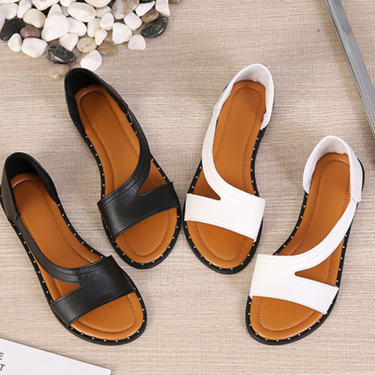 Women's Chic Asymmetrical Strap Flat Sandals