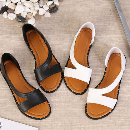 Women's Chic Asymmetrical Strap Flat Sandals