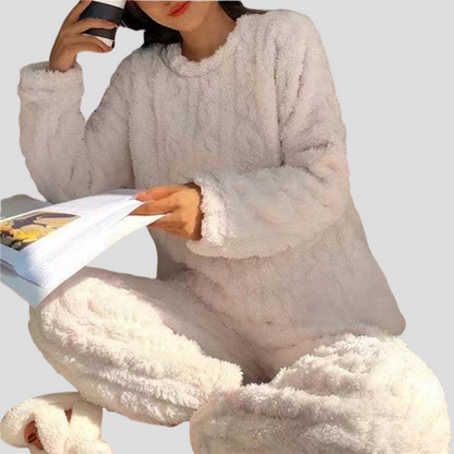 Women's Plush Fleece Pajama Set