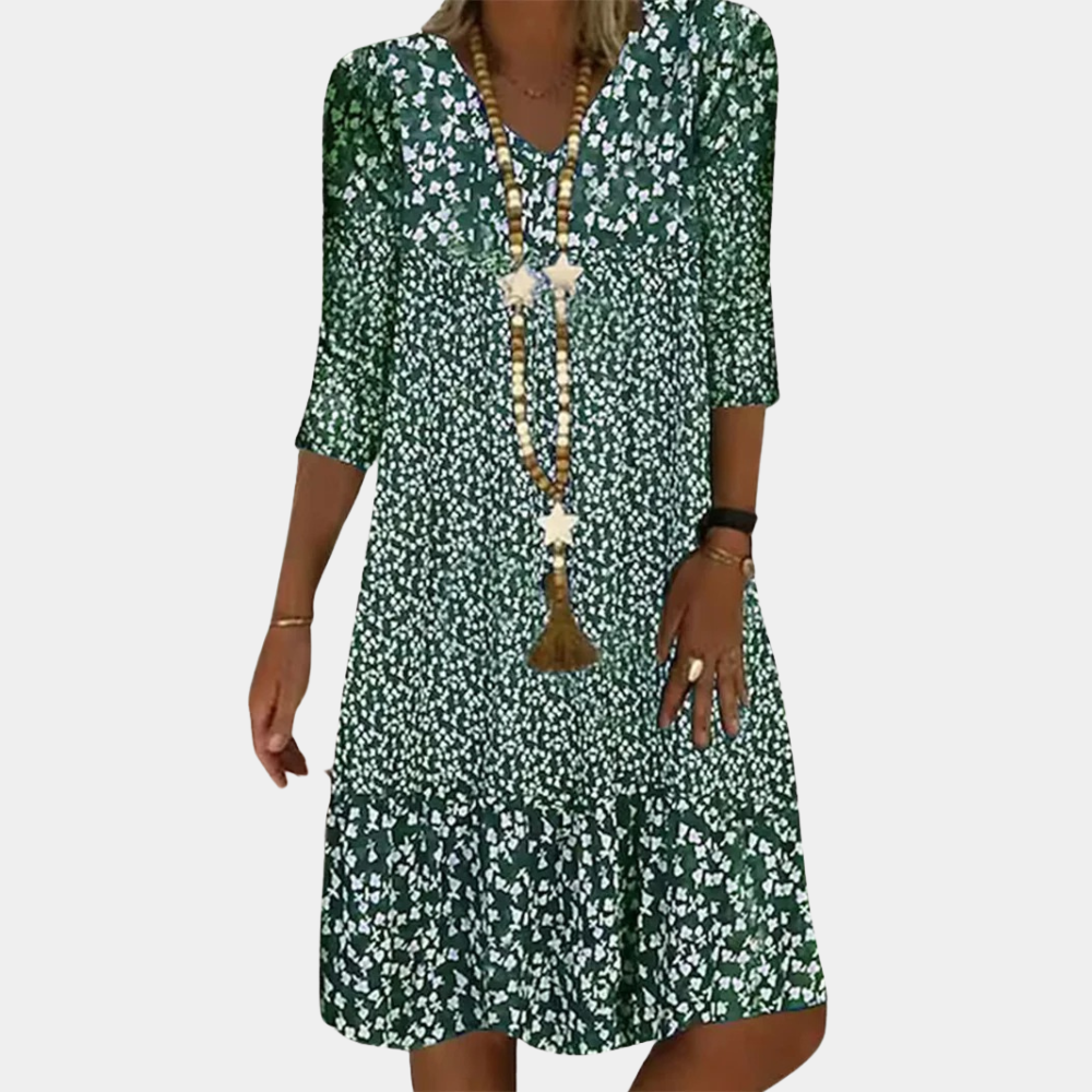 Breezy Floral Midi Dress