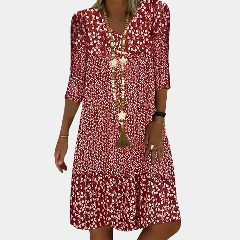 Breezy Floral Midi Dress