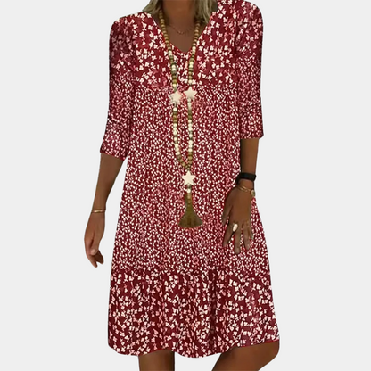Breezy Floral Midi Dress