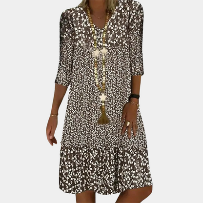 Breezy Floral Midi Dress
