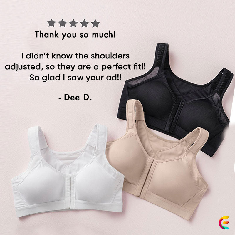Niki | Sports Bra with Front Closure and Support