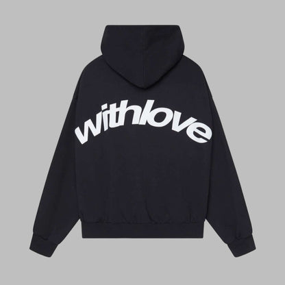 Niki | Graphic Knit Hooded Sweatshirt