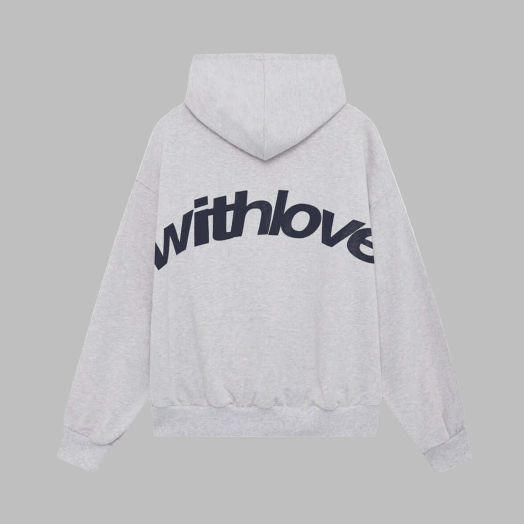 Niki | Graphic Knit Hooded Sweatshirt