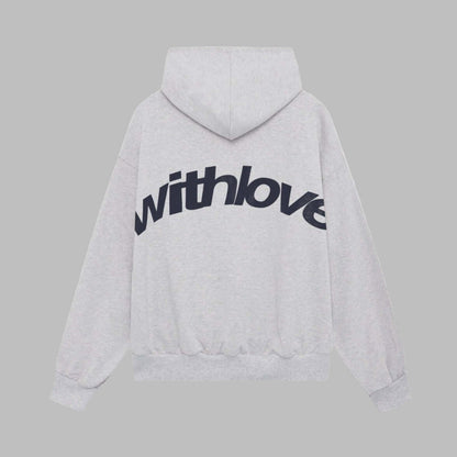 Niki | Graphic Knit Hooded Sweatshirt