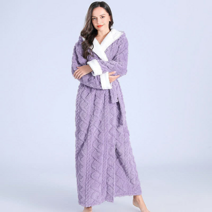 Niki | Full Length Hooded Robe for Ultimate Comfort