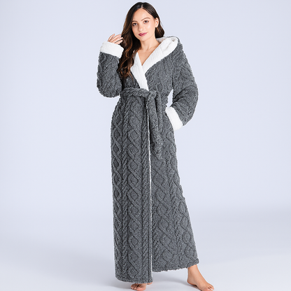 Niki | Full Length Hooded Robe for Ultimate Comfort