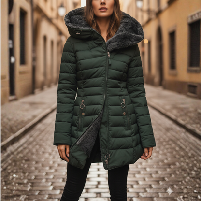 Women's Warm Hooded Puffer Jacket