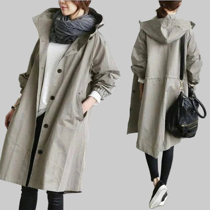 Niki | Hooded Water-Resistant Trench Coat for All Occasions